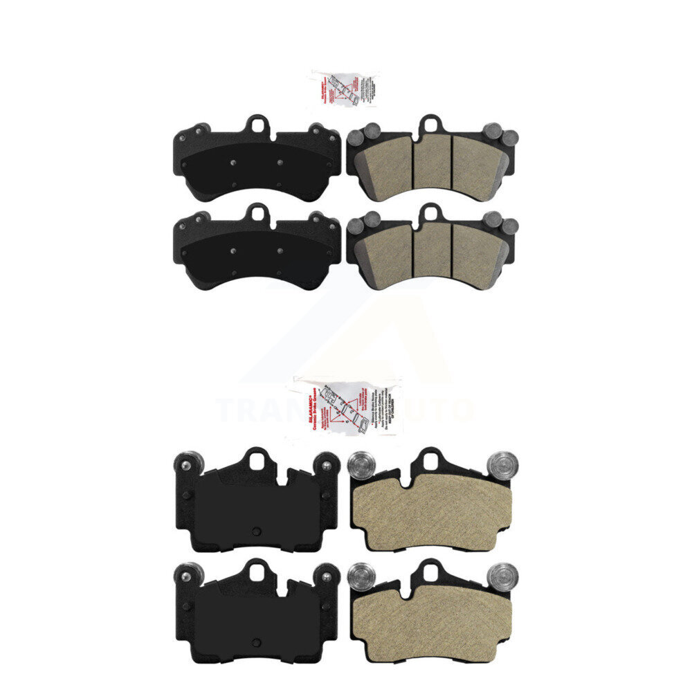 AmeriBRAKES - KNF-100229 - Front and Rear Disc Brake Pad Kits