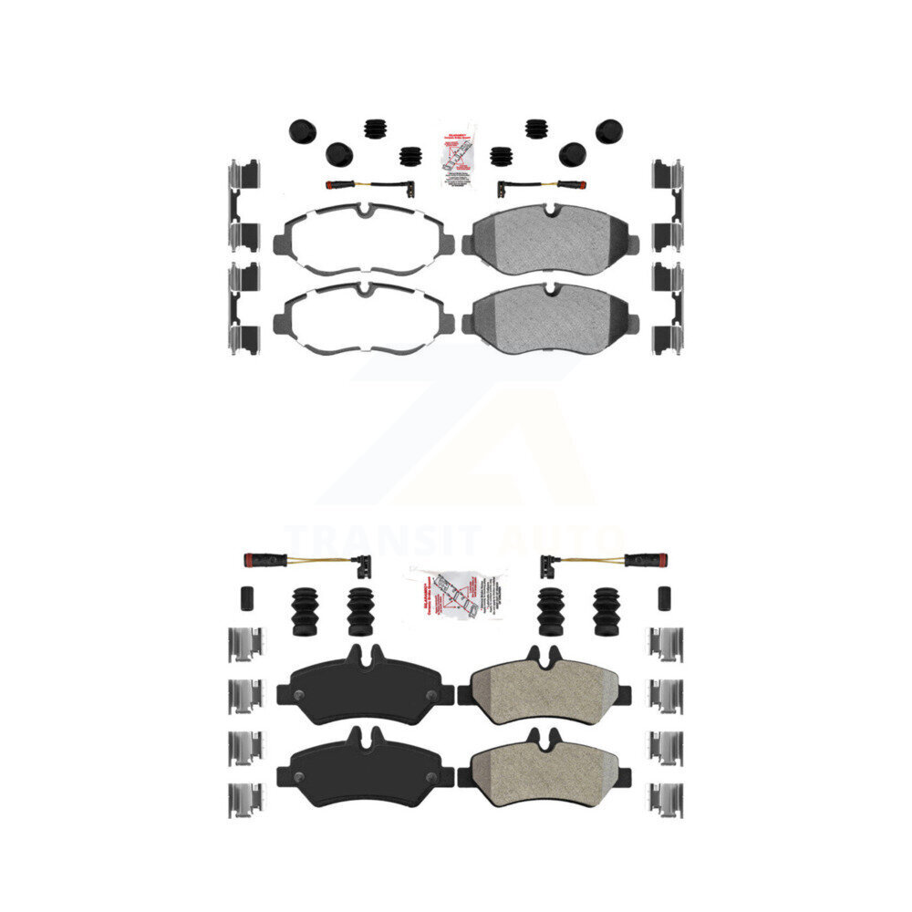 AmeriBRAKES - KNF-100247 - Front and Rear Disc Brake Pad Kits