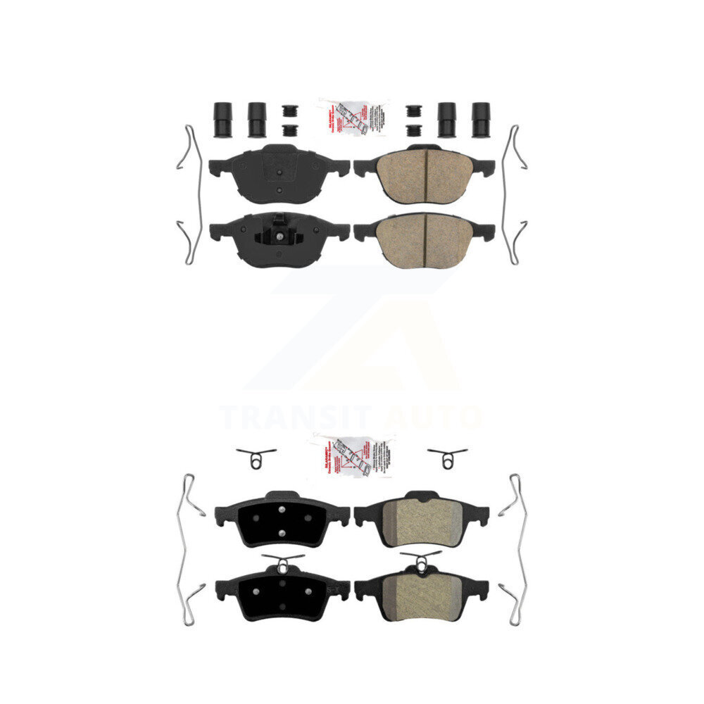 AmeriBRAKES - KNF-100273 - Front and Rear Disc Brake Pad Kits