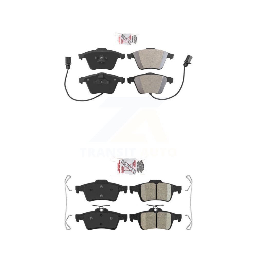 AmeriBRAKES - KNF-100292 - Front and Rear Disc Brake Pad Kits