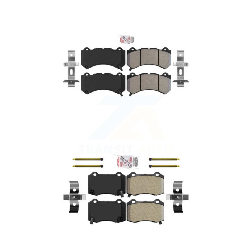 AmeriBRAKES - KNF-100356 - Front and Rear Disc Brake Pad Kits