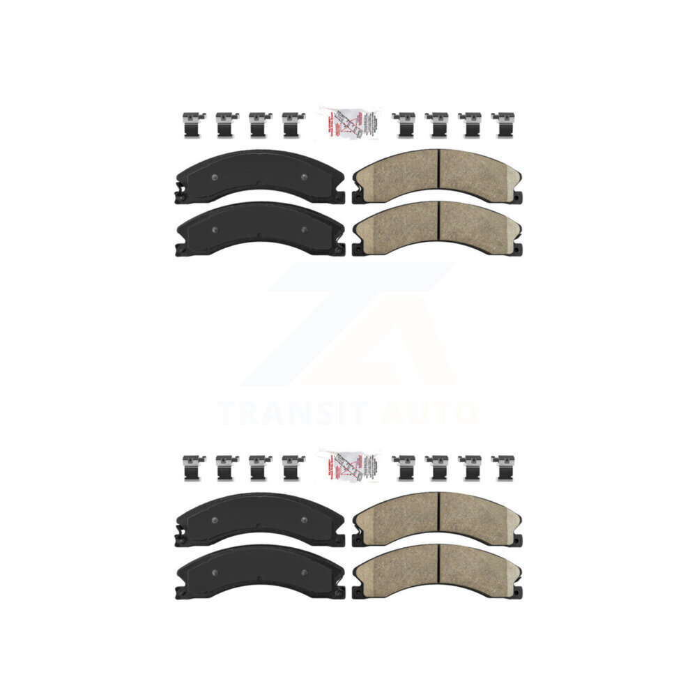 AmeriBRAKES - KNF-100361 - Front and Rear Disc Brake Pad Kits