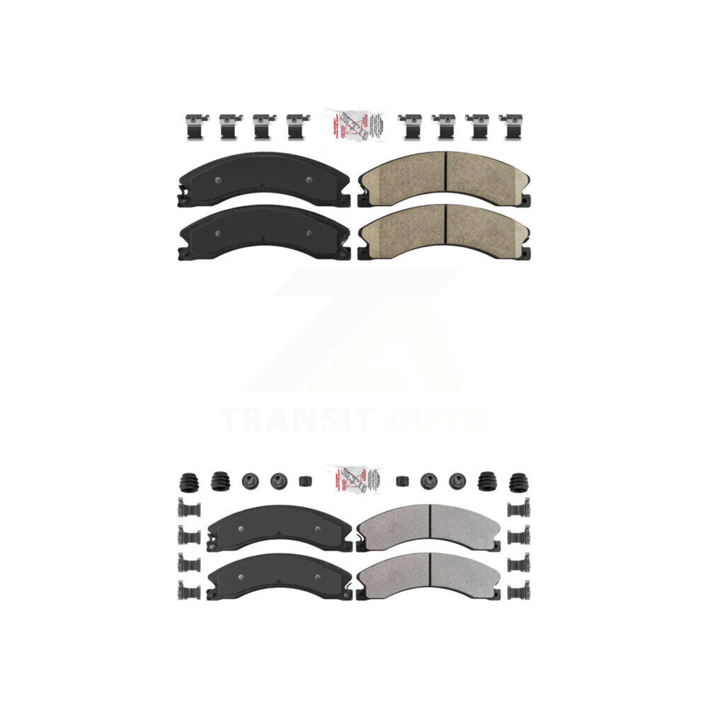 AmeriBRAKES - KNF-100362 - Front and Rear Disc Brake Pad Kits