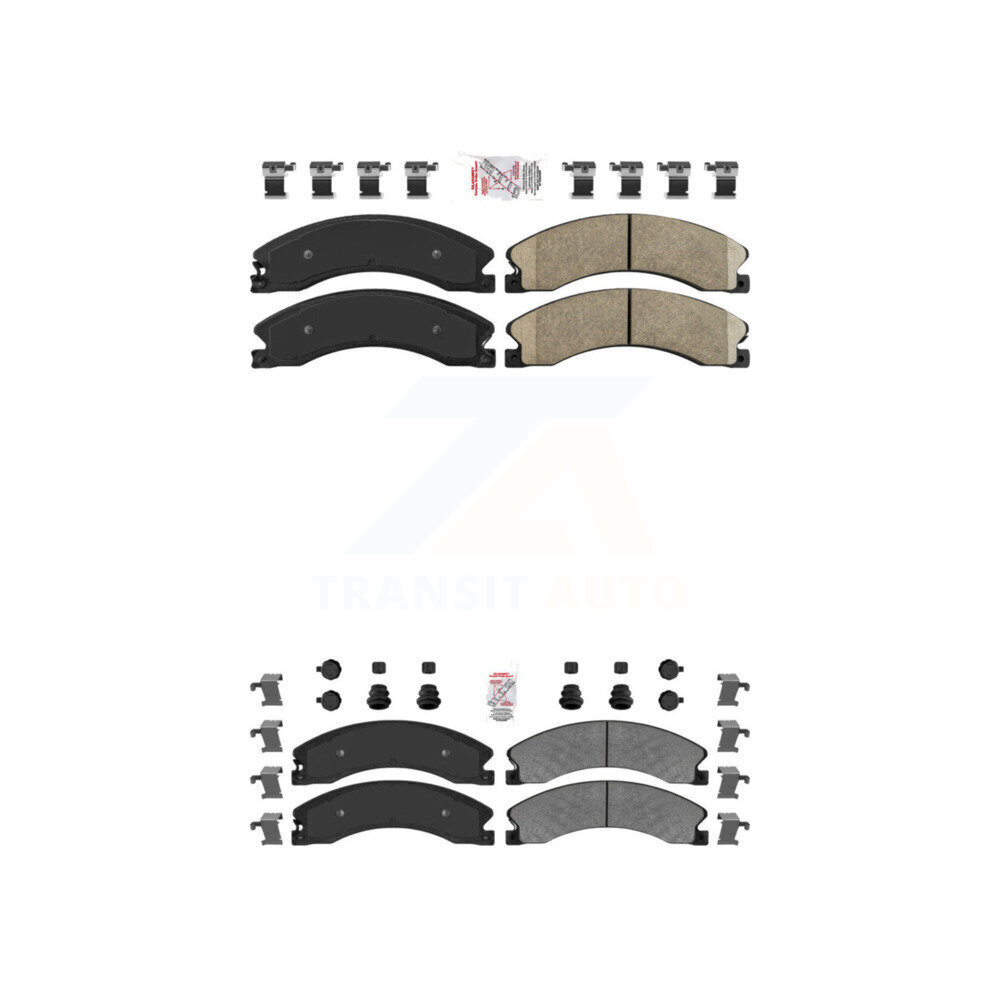 AmeriBRAKES - KNF-100365 - Front and Rear Disc Brake Pad Kits