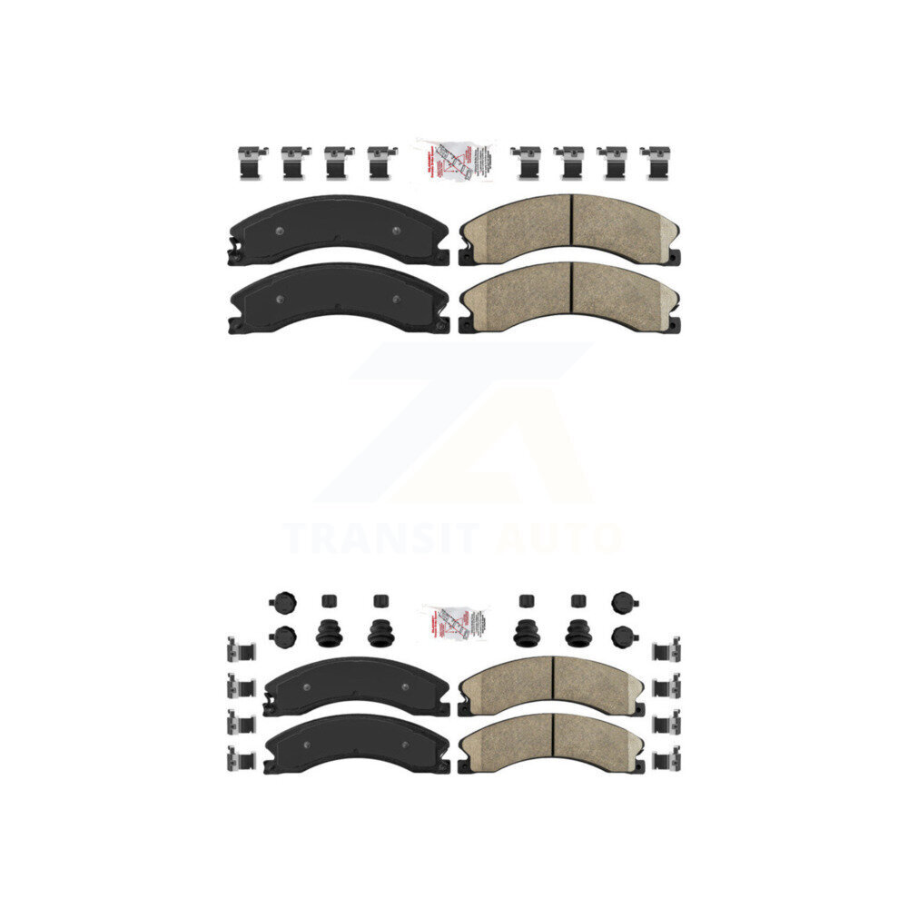 AmeriBRAKES - KNF-100366 - Front and Rear Disc Brake Pad Kits