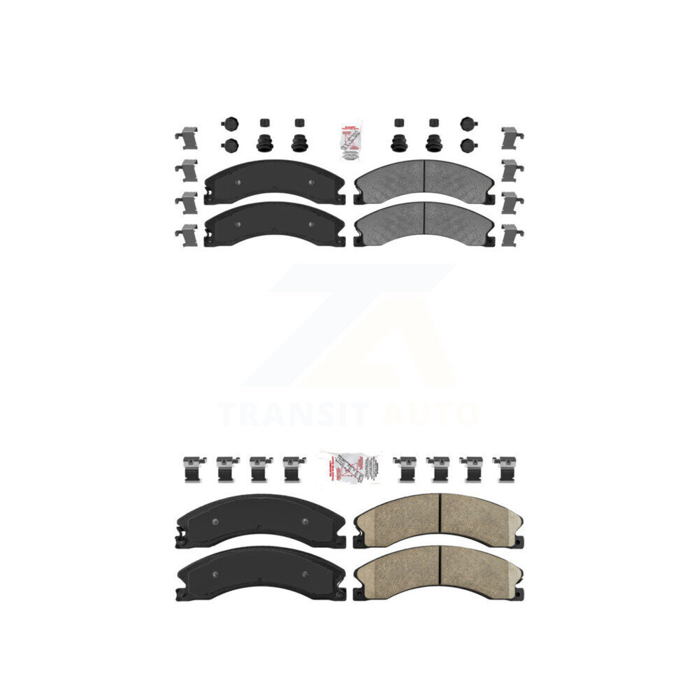 AmeriBRAKES - KNF-100367 - Front and Rear Disc Brake Pad Kits
