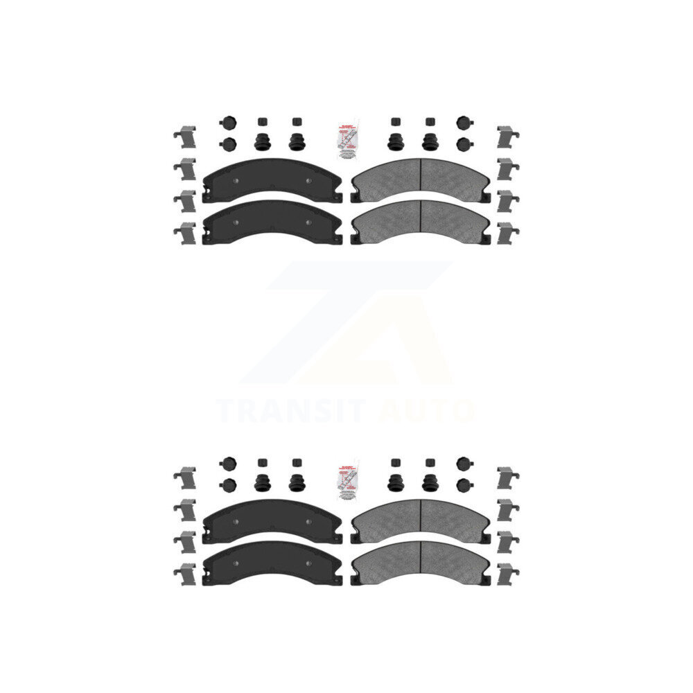 AmeriBRAKES - KNF-100368 - Front and Rear Disc Brake Pad Kits