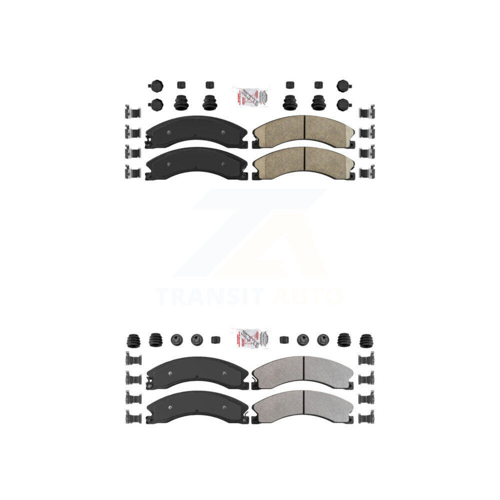 AmeriBRAKES - KNF-100375 - Front and Rear Disc Brake Pad Kits