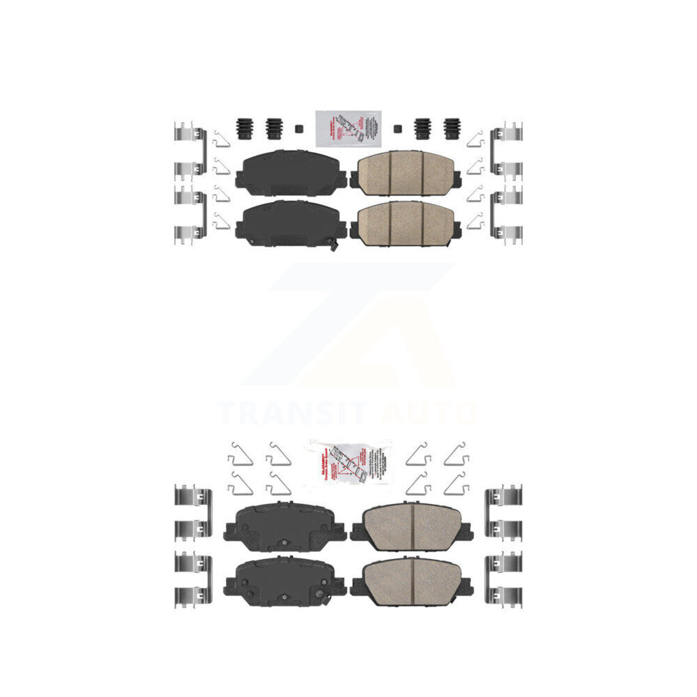 AmeriBRAKES KNF-100409 Disc Brake Pad for 2017-2023 Honda CR-V - Front and Rear