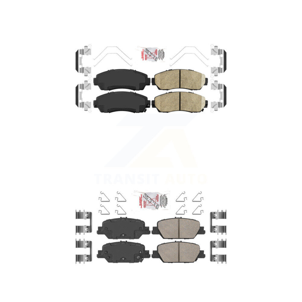 AmeriBRAKES - KNF-100415 - Front and Rear Disc Brake Pad Kits