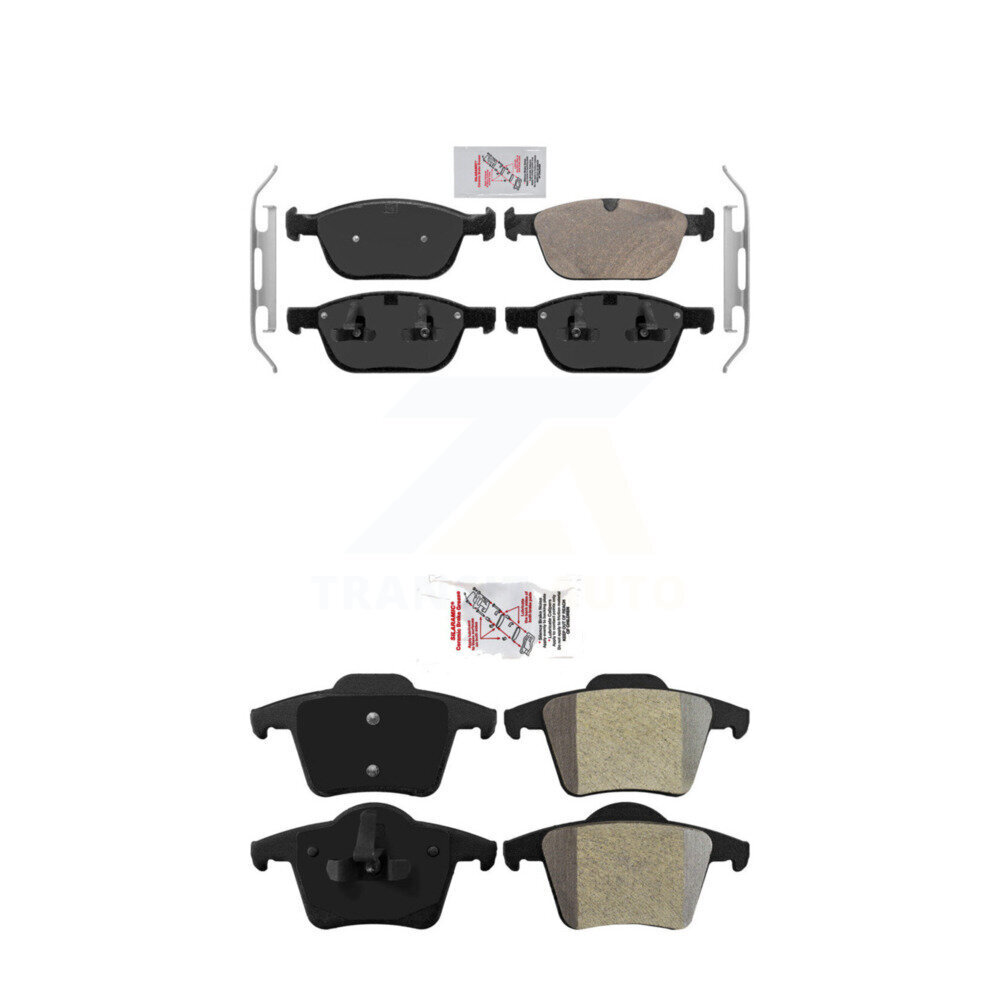 AmeriBRAKES - KNF-100417 - Front and Rear Disc Brake Pad Kits