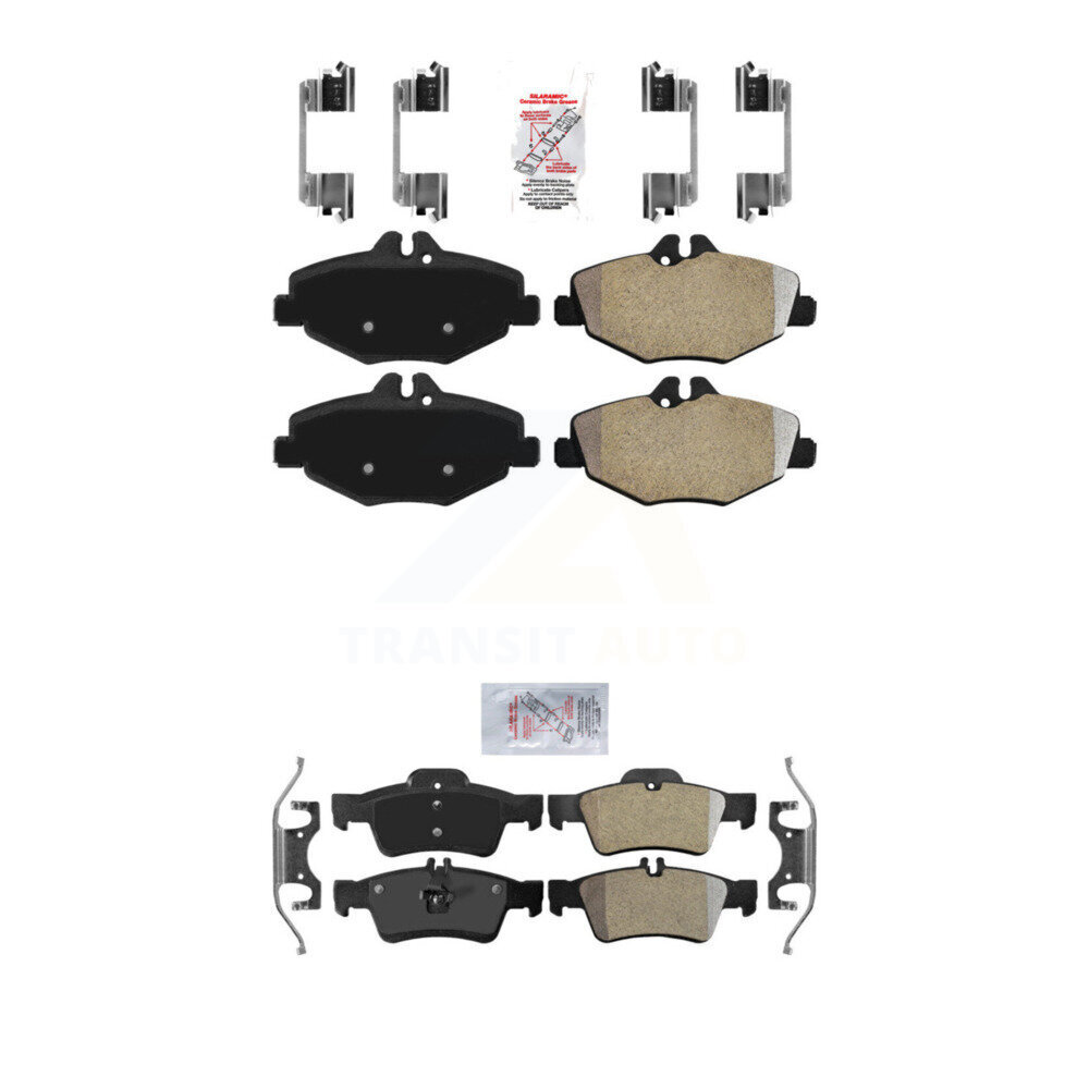 AmeriBRAKES - KNF-100420 - Front and Rear Disc Brake Pad Kits