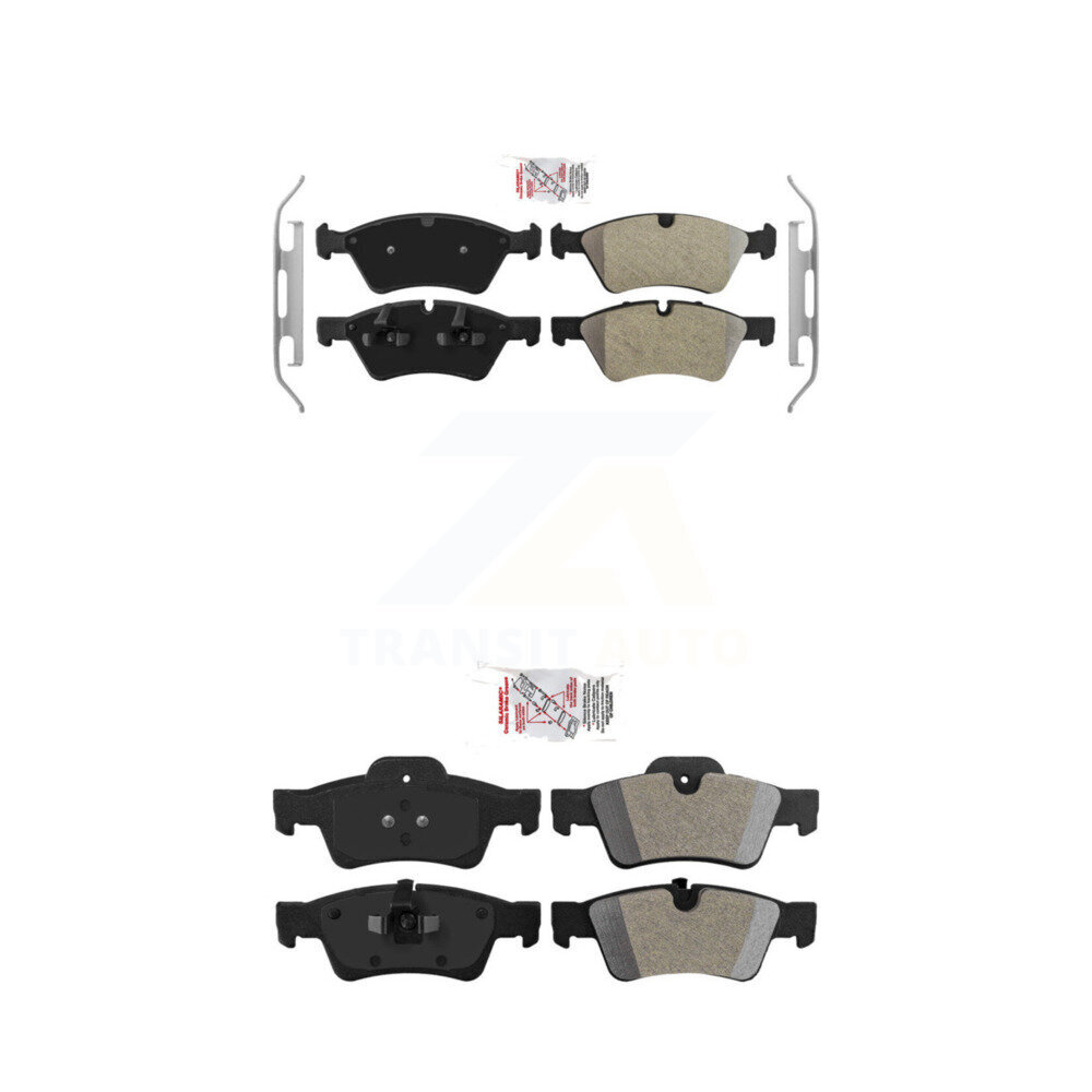 AmeriBRAKES - KNF-100422 - Front and Rear Disc Brake Pad Kits