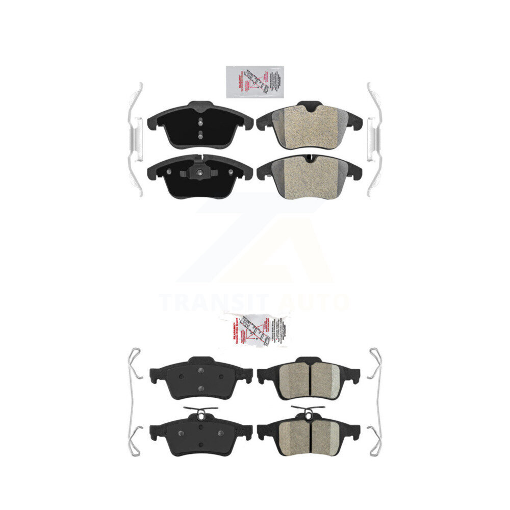 AmeriBRAKES - KNF-100442 - Front and Rear Disc Brake Pad Kits