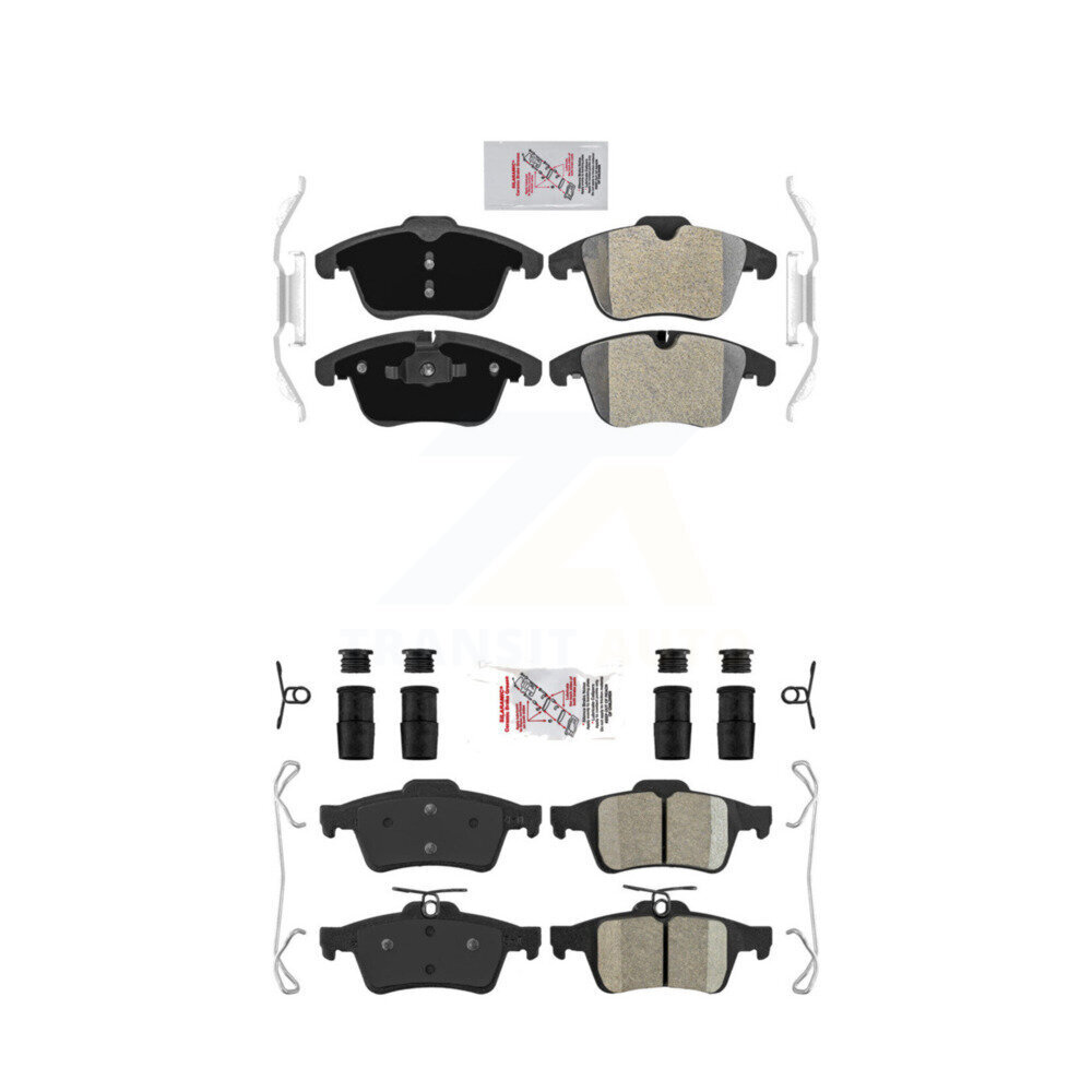 AmeriBRAKES - KNF-100443 - Front and Rear Disc Brake Pad Kits