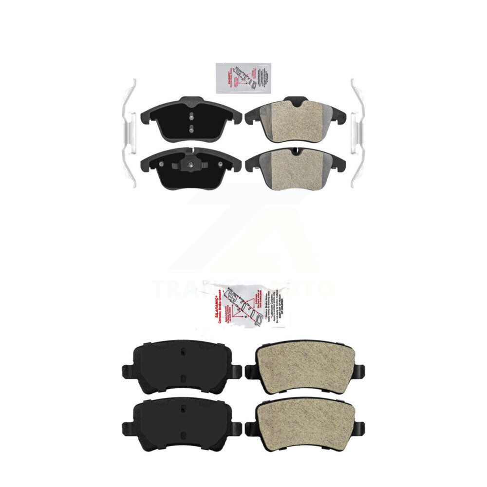 AmeriBRAKES - KNF-100448 - Front and Rear Disc Brake Pad Kits