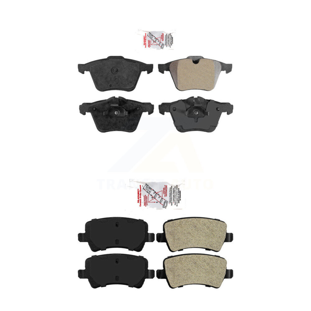 AmeriBRAKES - KNF-100449 - Front and Rear Disc Brake Pad Kits