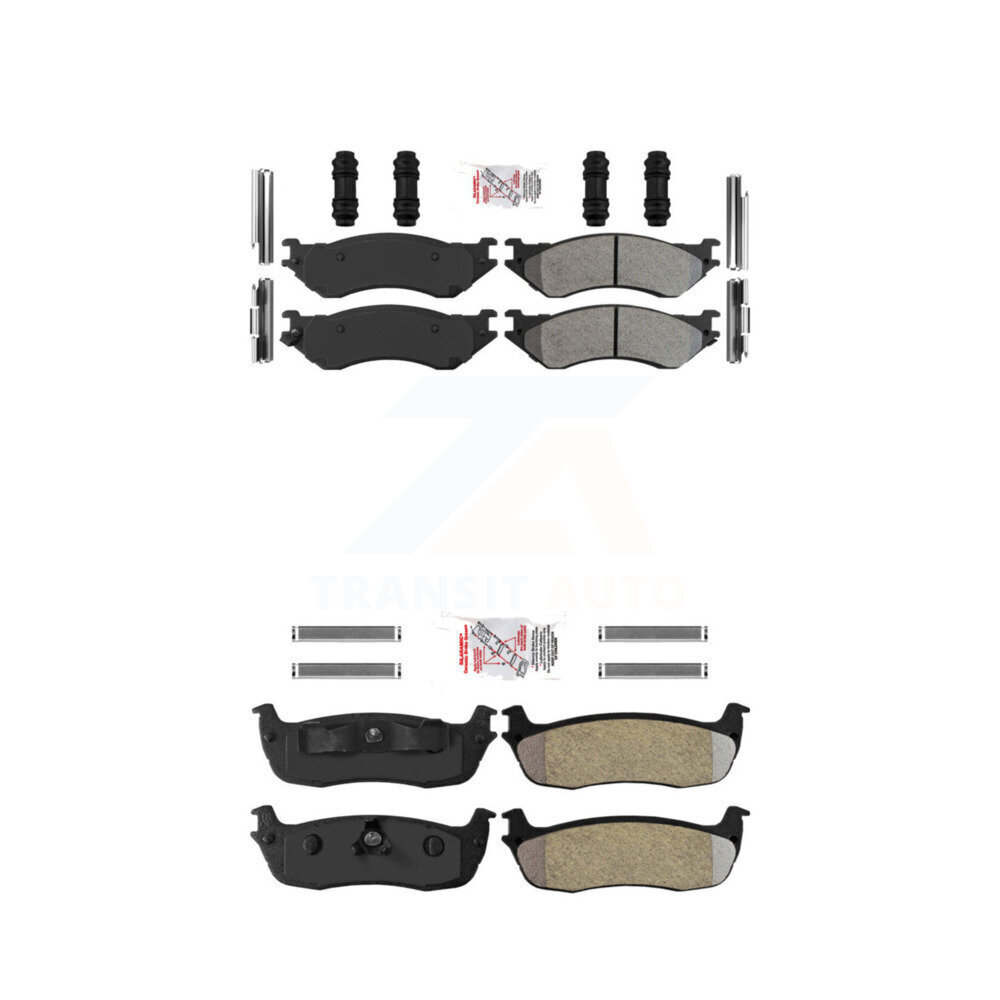 AmeriBRAKES - KNF-100460 - Front and Rear Disc Brake Pad Kits
