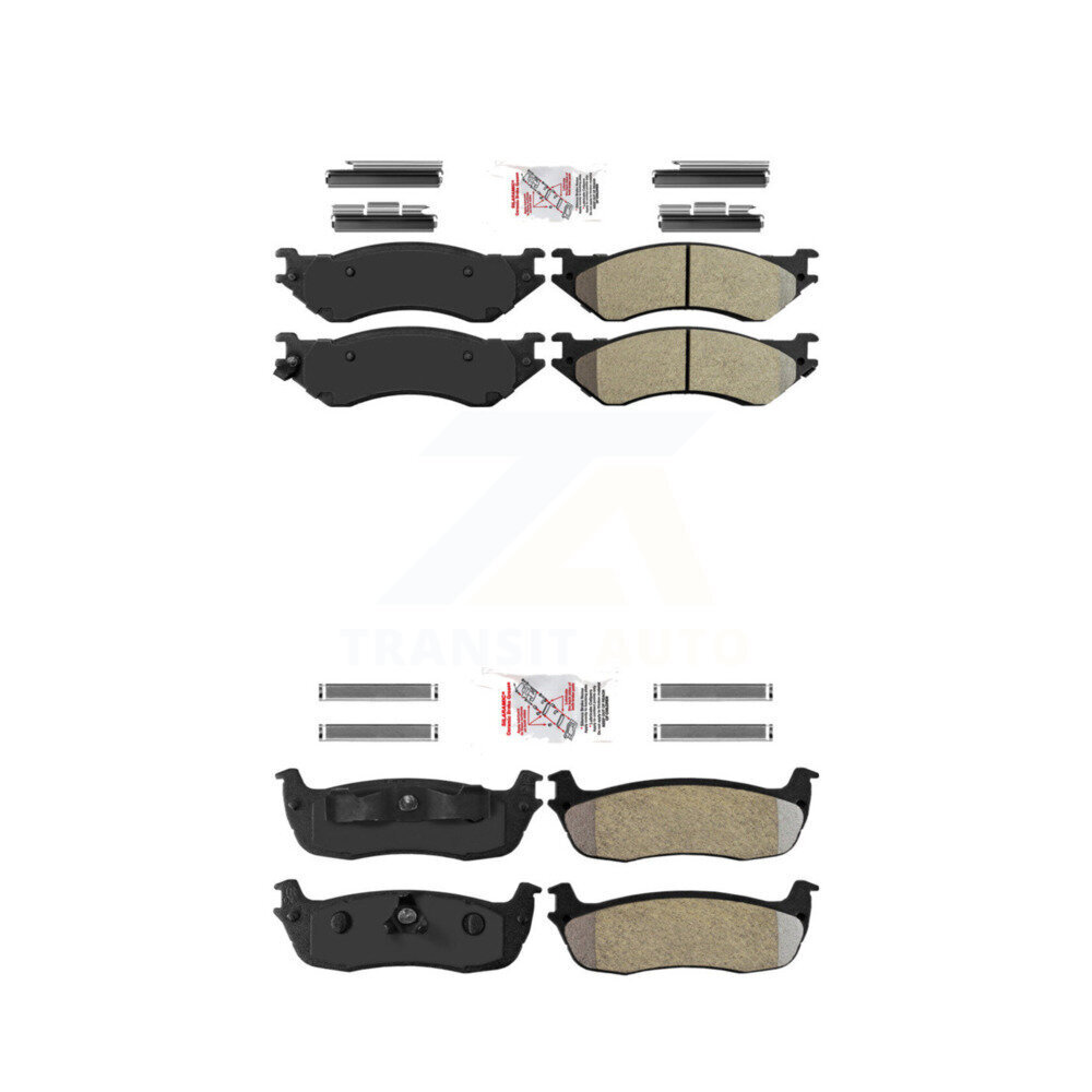 AmeriBRAKES - KNF-100461 - Front and Rear Disc Brake Pad Kits