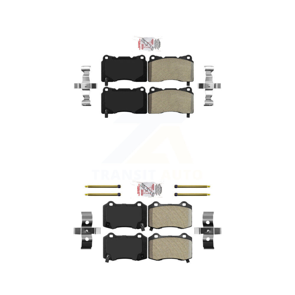 AmeriBRAKES - KNF-100549 - Front and Rear Disc Brake Pad Kits