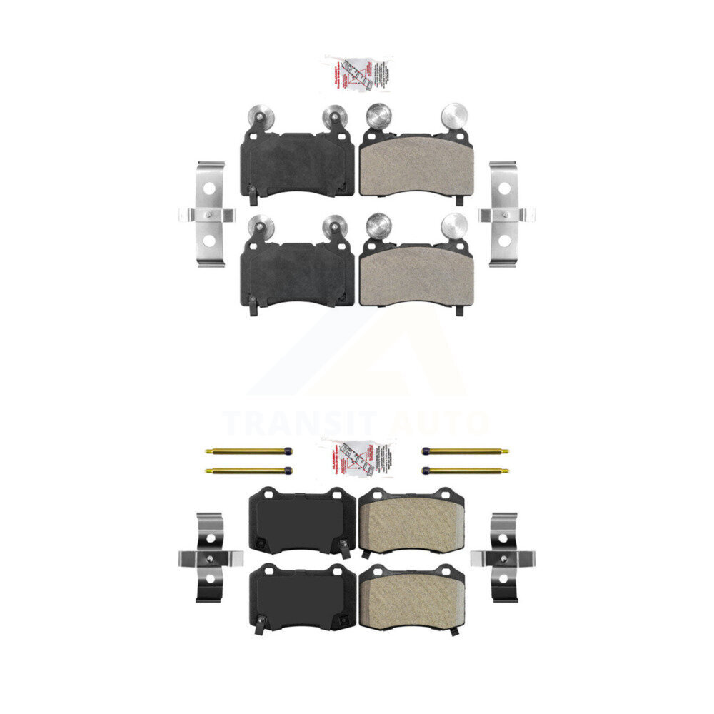 AmeriBRAKES - KNF-100604 - Front and Rear Disc Brake Pad Kits