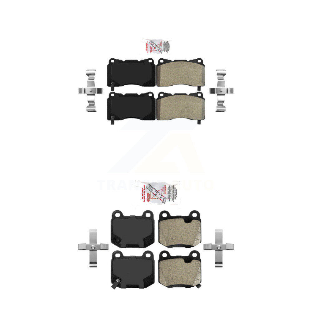AmeriBRAKES - KNF-100606 - Front and Rear Disc Brake Pad Kits