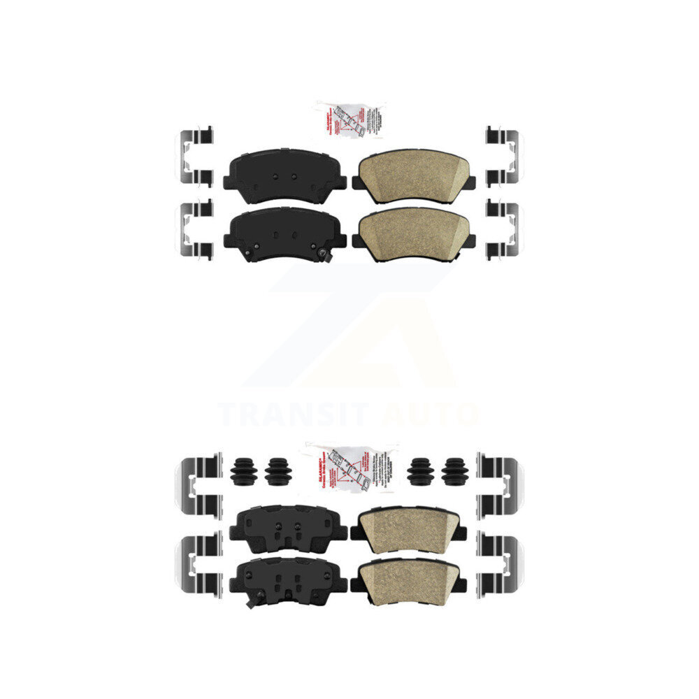 AmeriBRAKES - KNF-100631 - Front and Rear Disc Brake Pad Kits