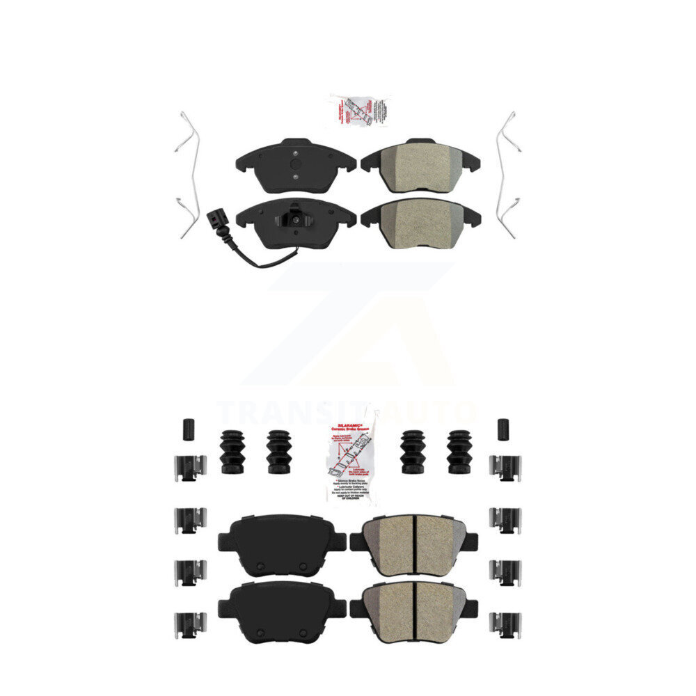 AmeriBRAKES - KNF-100721 - Front and Rear Disc Brake Pad Kits