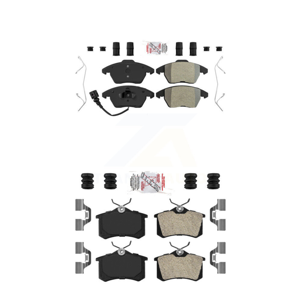 AmeriBRAKES - KNF-100729 - Front and Rear Disc Brake Pad Kits