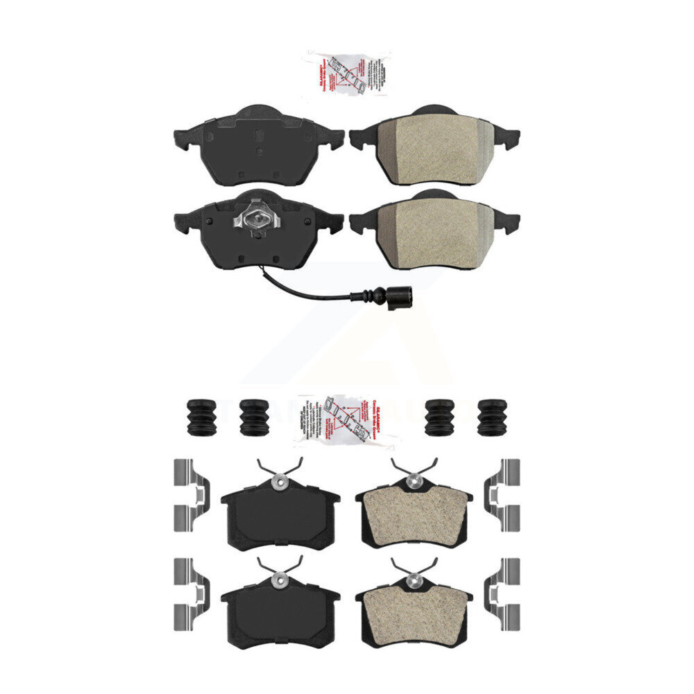 AmeriBRAKES - KNF-100732 - Front and Rear Disc Brake Pad Kits