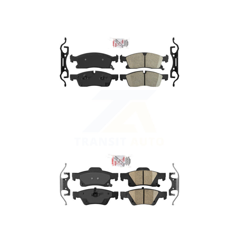 AmeriBRAKES - KNF-100740 - Front and Rear Disc Brake Pad Kits