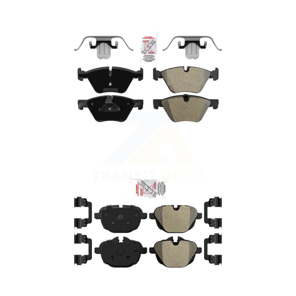 AmeriBRAKES - KNF-100745 - Front and Rear Disc Brake Pad Kits