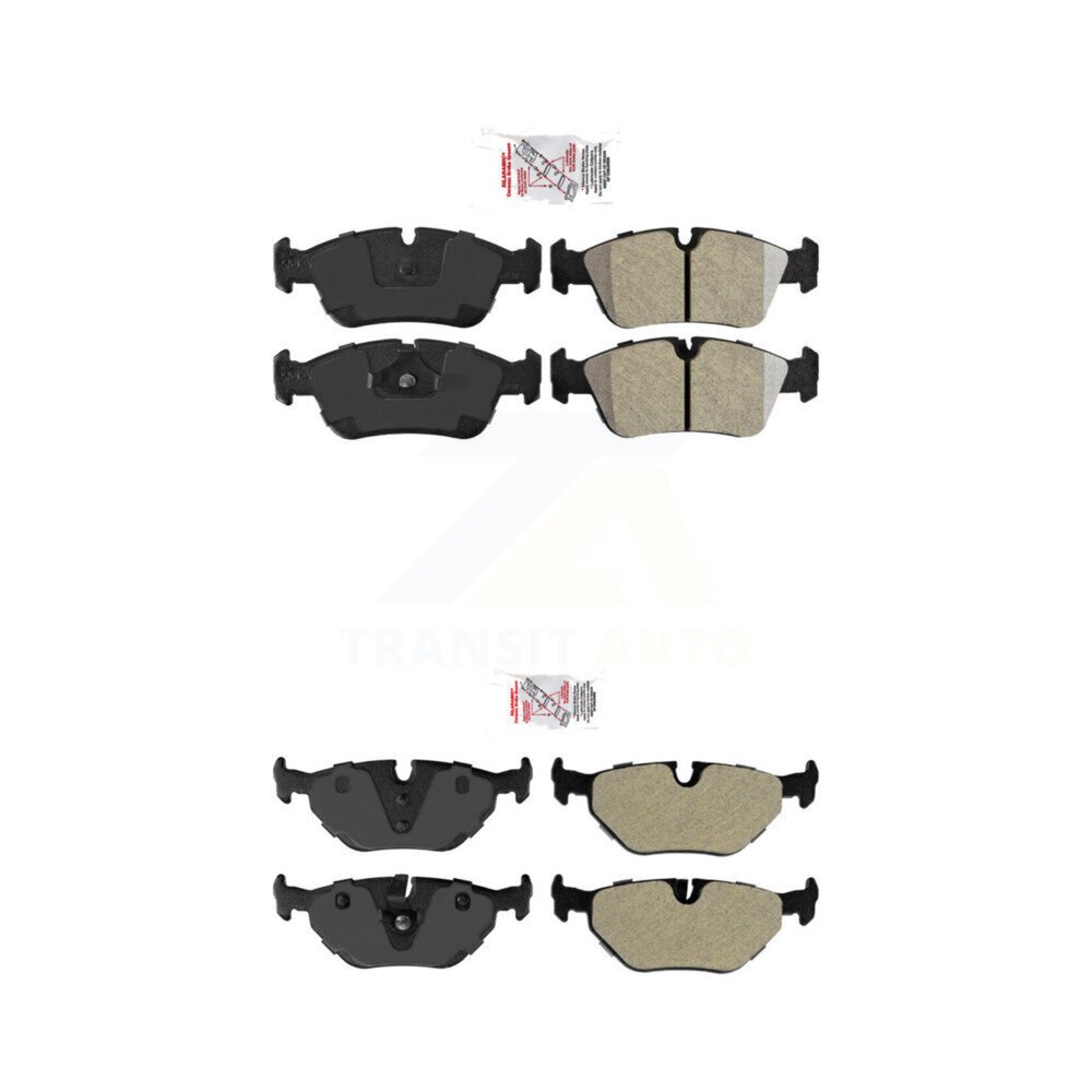 AmeriBRAKES - KNF-100748 - Front and Rear Disc Brake Pad Kits