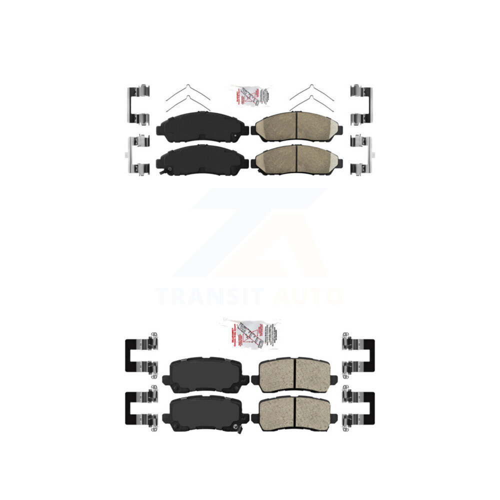 AmeriBRAKES - KNF-100757 - Front and Rear Disc Brake Pad Kits