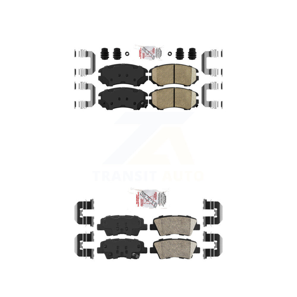 AmeriBRAKES - KNF-100769 - Front and Rear Disc Brake Pad Kits