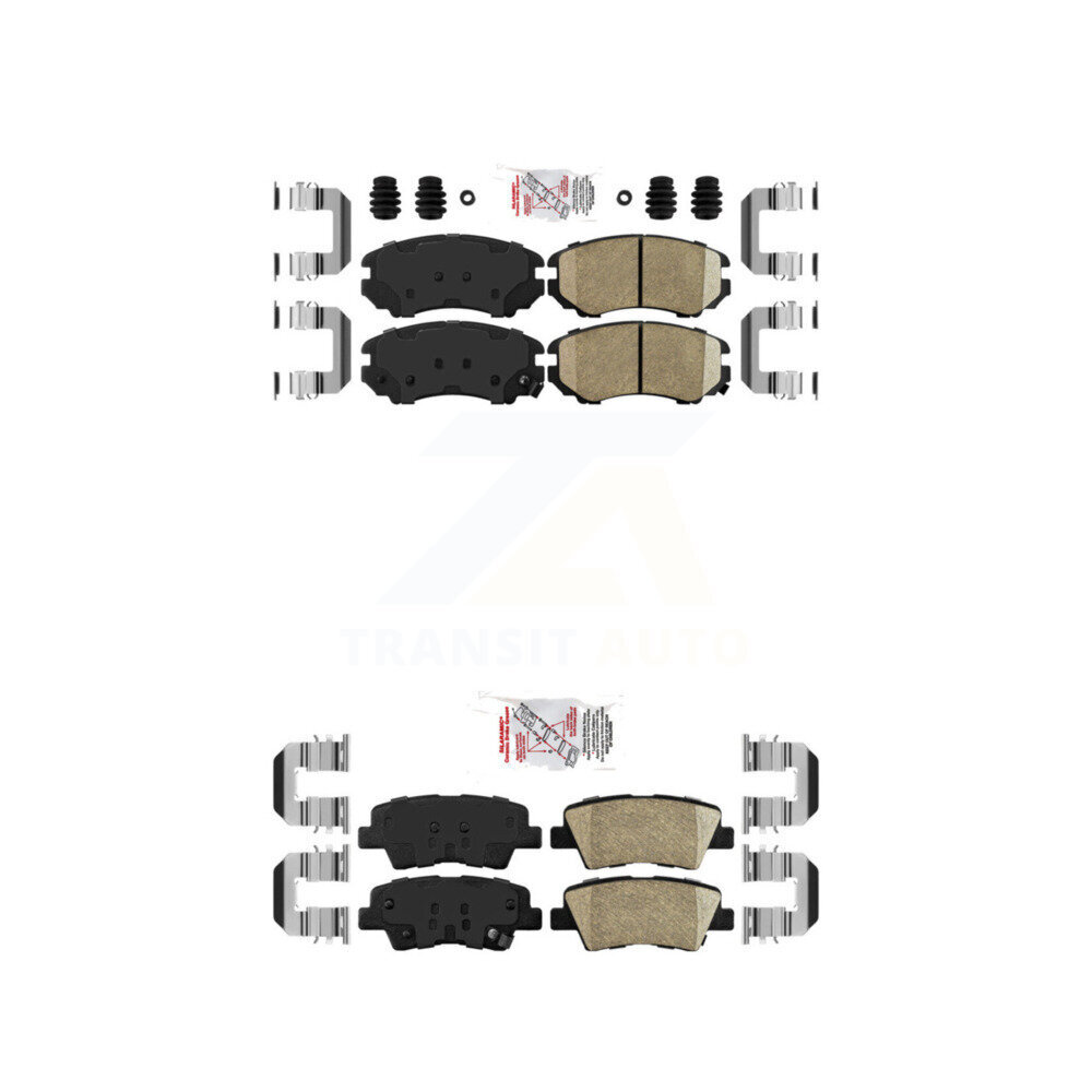 AmeriBRAKES - KNF-100783 - Front and Rear Disc Brake Pad Kits