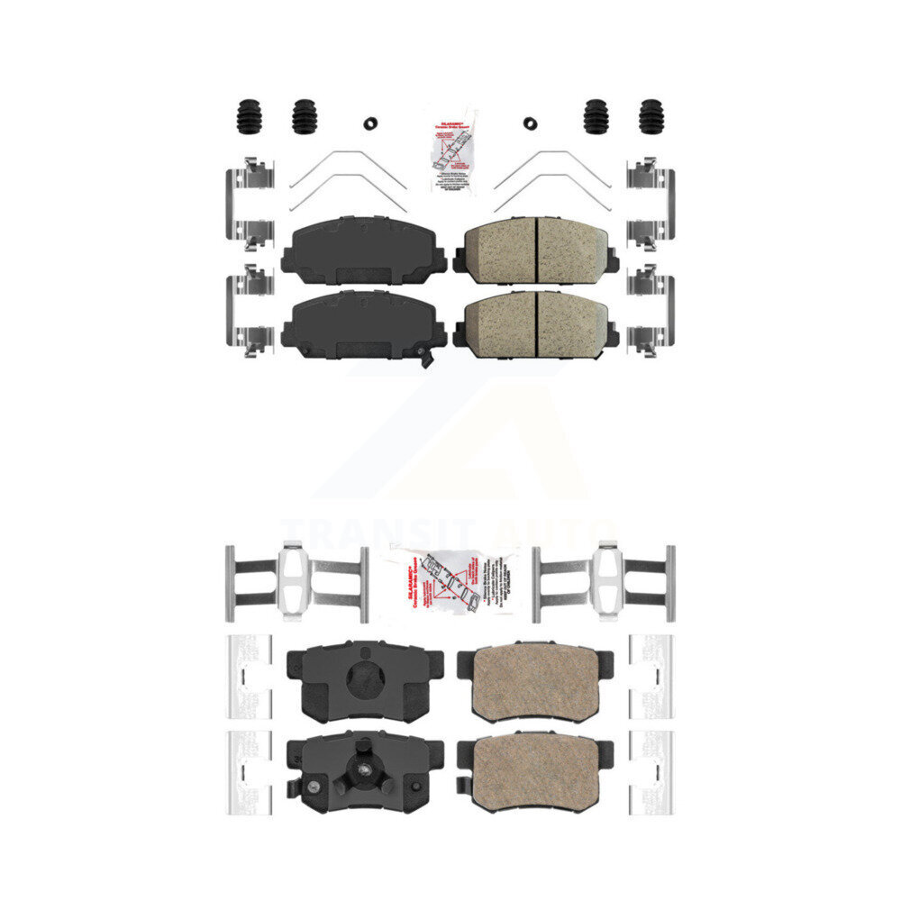AmeriBRAKES - KNF-100853 - Front and Rear Disc Brake Pad Kits