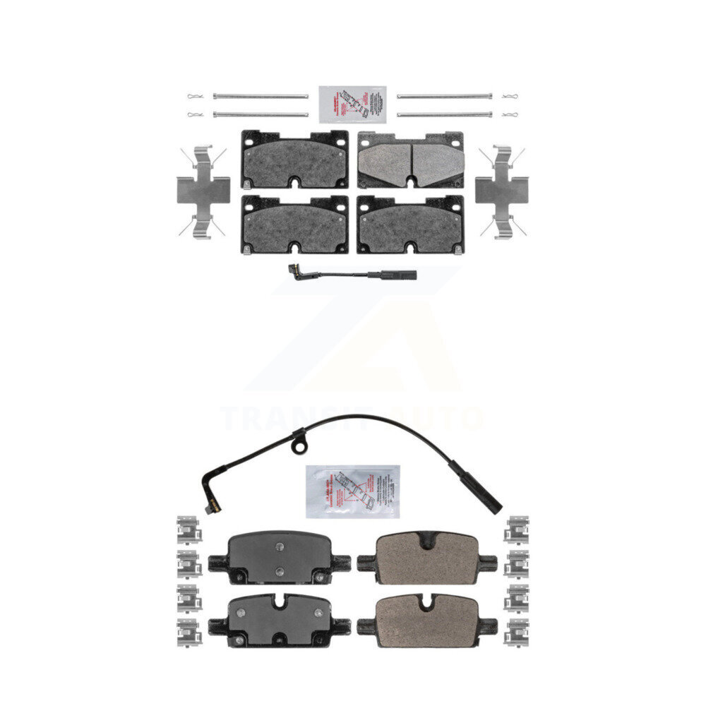 AmeriBRAKES - KNF-100855 - Front and Rear Disc Brake Pad Kits