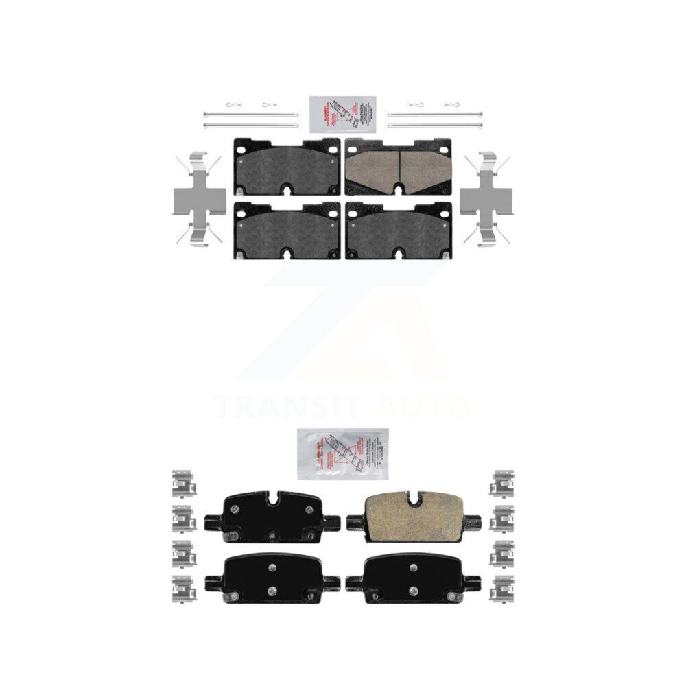 AmeriBRAKES - KNF-100856 - Front and Rear Disc Brake Pad Kits