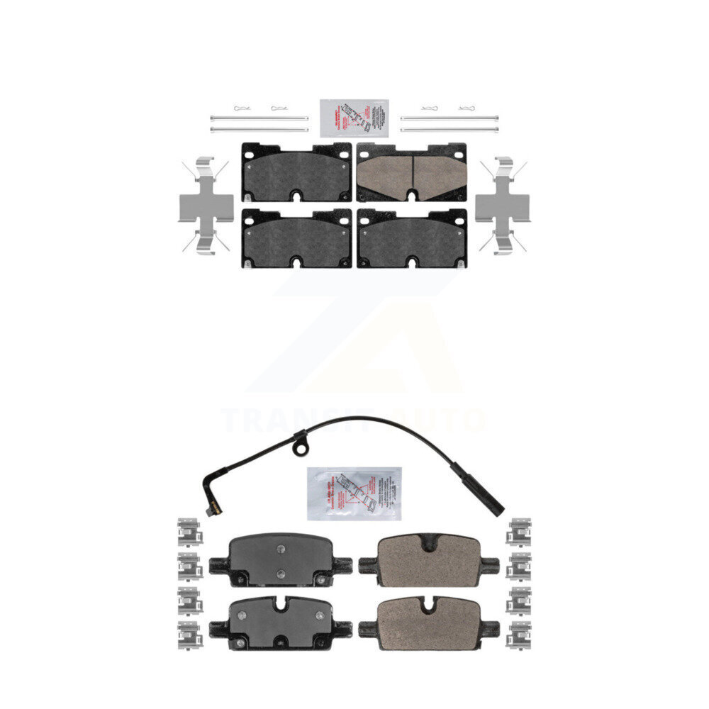 AmeriBRAKES - KNF-100857 - Front and Rear Disc Brake Pad Kits