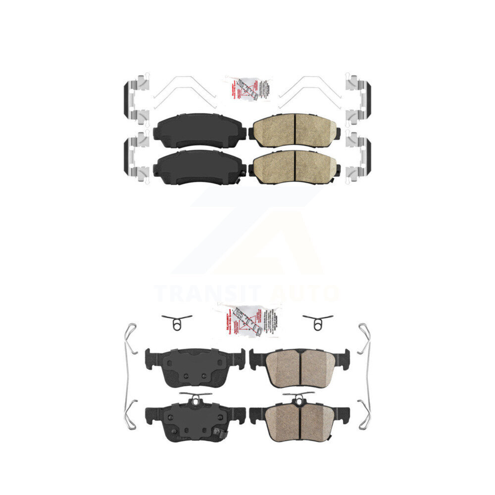 AmeriBRAKES - KNF-100865 - Front and Rear Disc Brake Pad Kits
