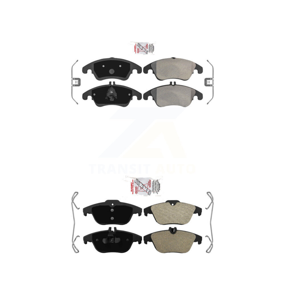 AmeriBRAKES - KNF-100886 - Front and Rear Disc Brake Pad Kits
