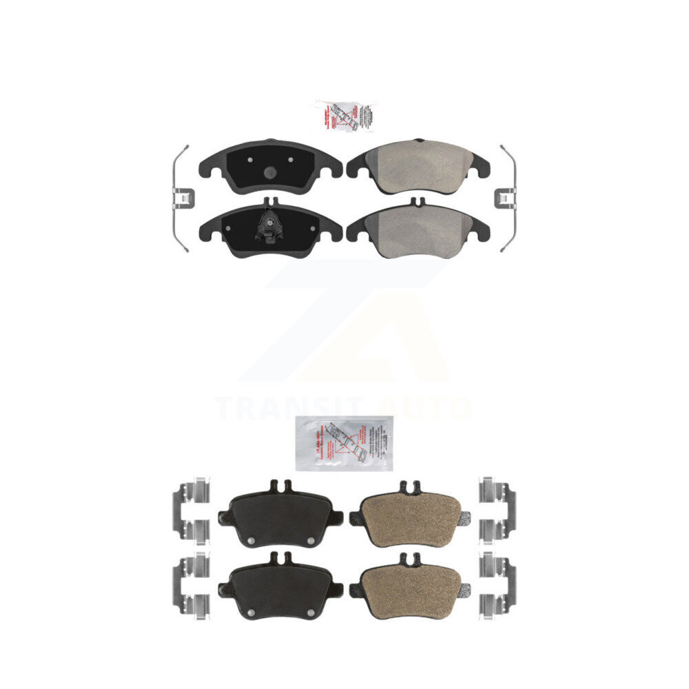 AmeriBRAKES - KNF-100889 - Front and Rear Disc Brake Pad Kits