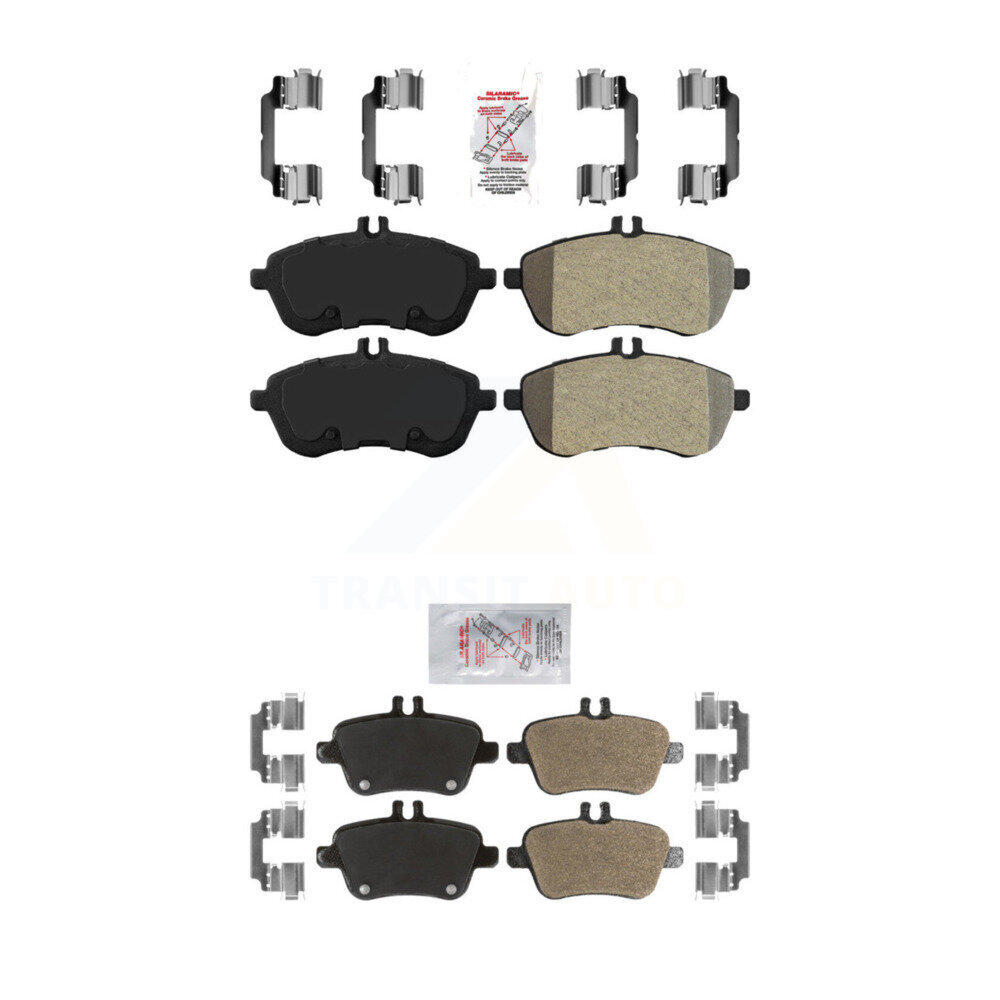 AmeriBRAKES - KNF-100890 - Front and Rear Disc Brake Pad Kits
