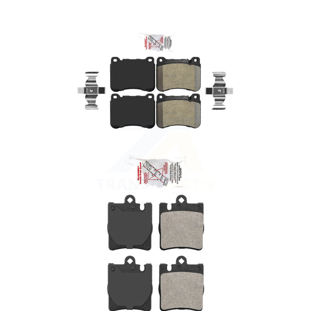 AmeriBRAKES - KNF-100895 - Front and Rear Disc Brake Pad Kits