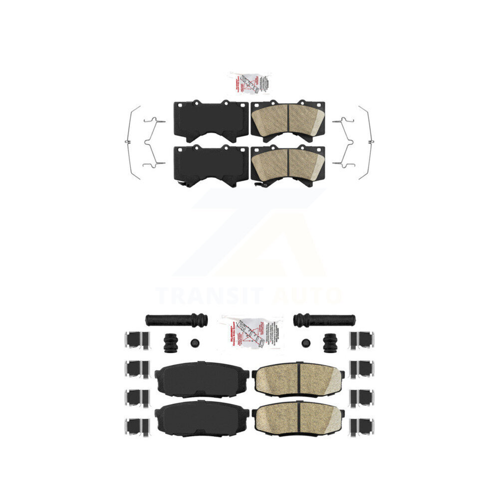 AmeriBRAKES - KNF-100938 - Front and Rear Disc Brake Pad Kits