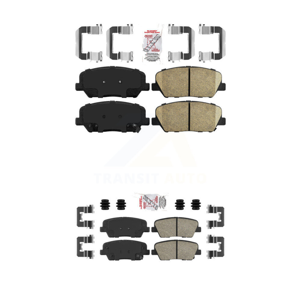 AmeriBRAKES - KNF-100941 - Front and Rear Disc Brake Pad Kits