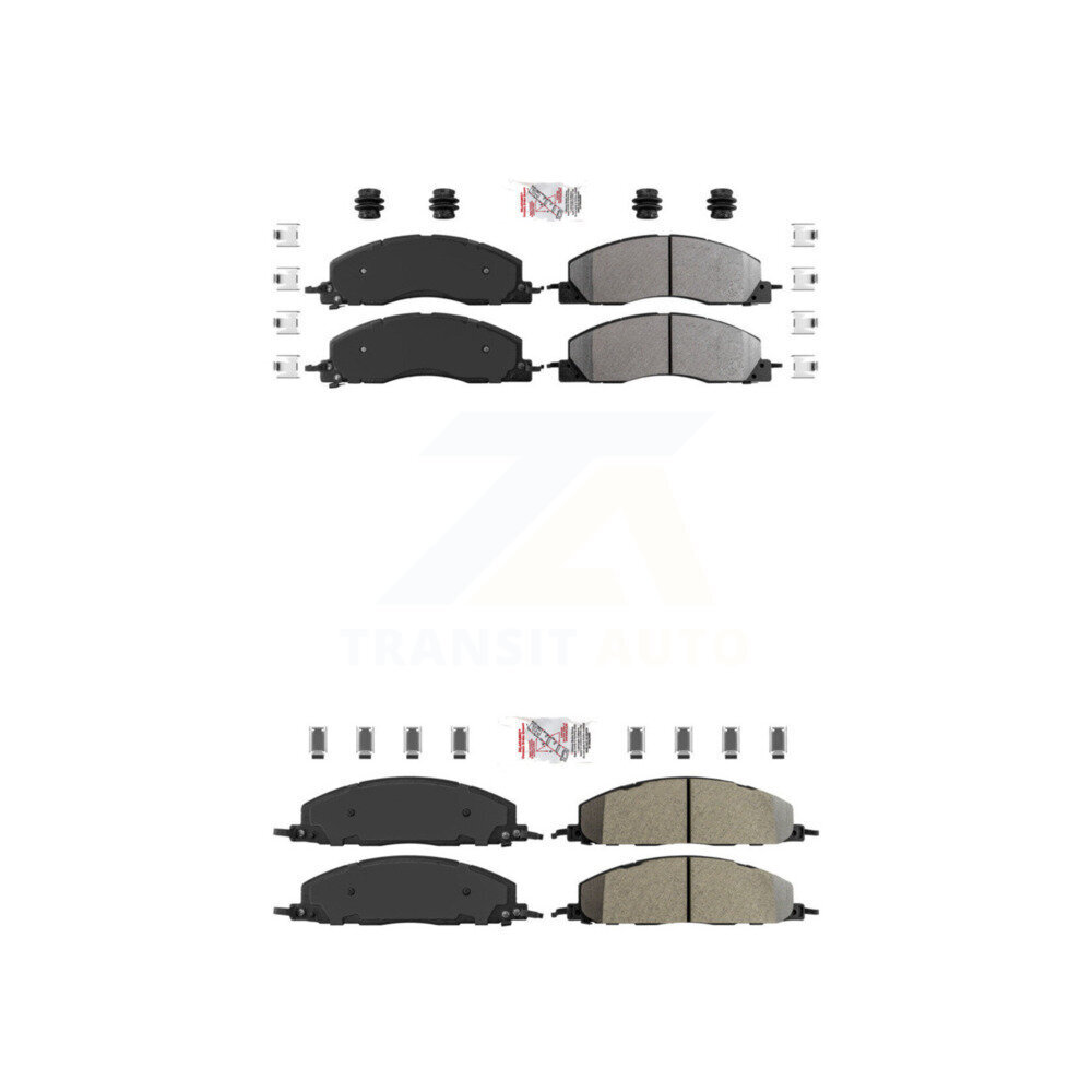 AmeriBRAKES - KNF-100949 - Front and Rear Disc Brake Pad Kits