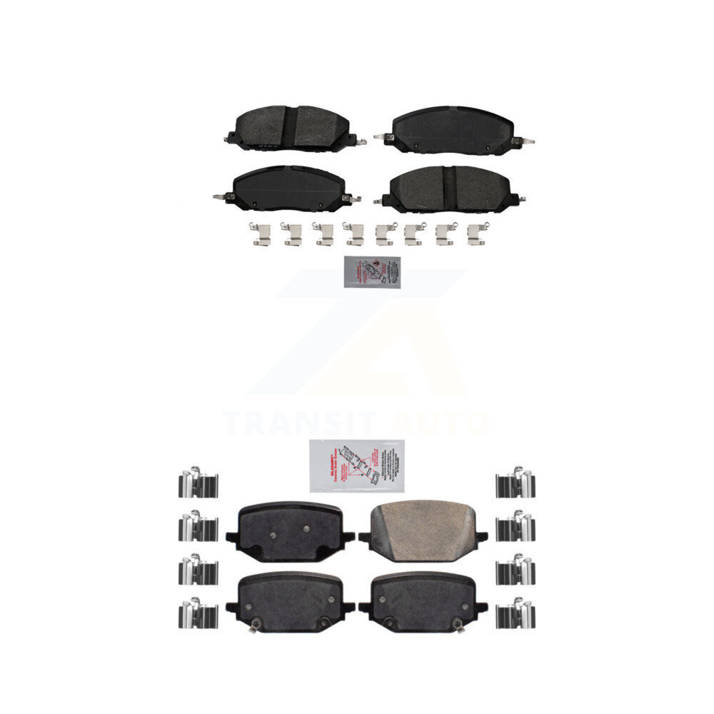 AmeriBRAKES - KNF-100960 - Front and Rear Disc Brake Pad Kits