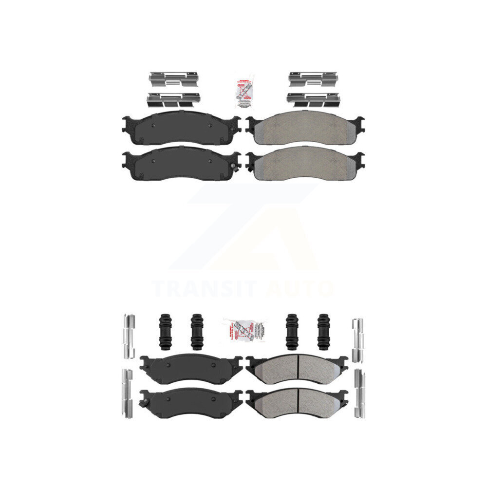 AmeriBRAKES - KNF-100991 - Front and Rear Disc Brake Pad Kits